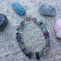 Fluorite Bracelet with Clasps - Thumbnail 2