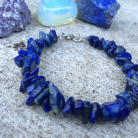 Lapis Lazuli bracelet with clasps - Thumbnail 2