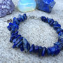 Lapis Lazuli bracelet with clasps-2