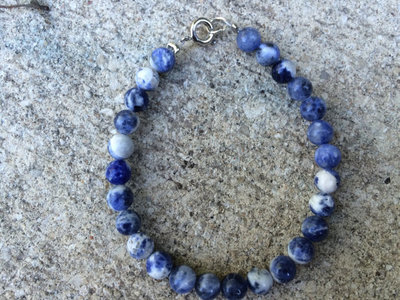 Sodalite Bracelet With Clasps 