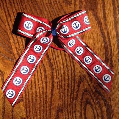 Anchors and ropes- red and blue