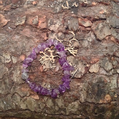 Amethyst Chip Stacker