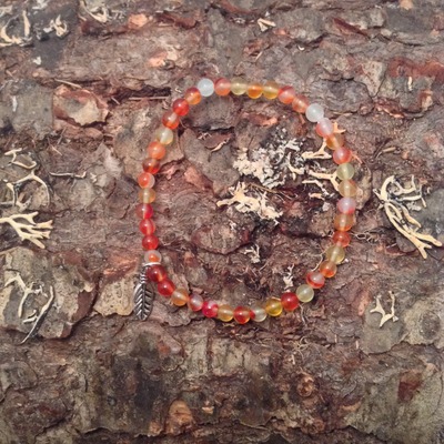 Carnelian Round Stacker