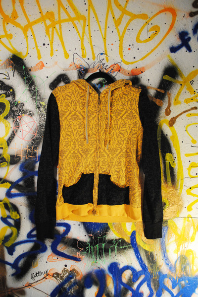 Black n Gold Mix n Match Hoodie
