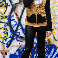 Black n Gold Mix n Match Hoodie - Thumbnail 2