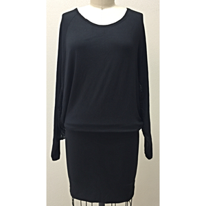 Lace Insert Tunic Dress