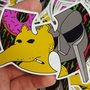 "Wu you listening to?" Sticker-1