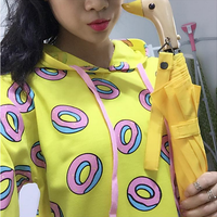 Harajuku cute donut hoodies - Thumbnail 2