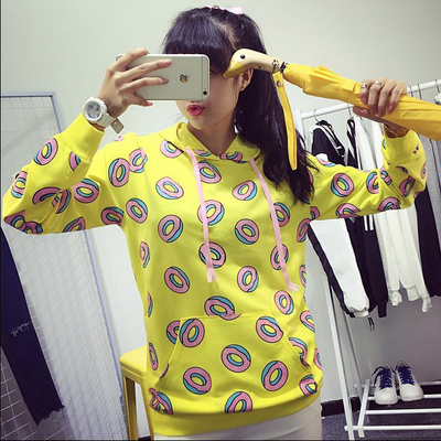 Harajuku cute donut hoodies