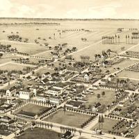 Valdosta, Georgia in 1885 - Bird's Eye View Map, Aerial, Panorama, Vintage, Antique, Reproduction, Giclée, Fine Art, Wall Art, History - Thumbnail 4