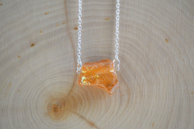 Luster Stone Nugget Necklace