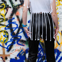 Spiked Leather Pants - Thumbnail 1