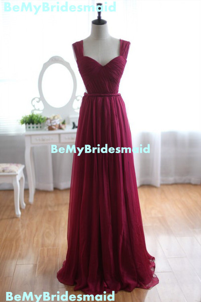 Charming Burgundy Sweetheart Bridesmaid Dress, Burgundy Prom Dress 2016, Prom Dresses 2016,Burgundy Prom Gowns