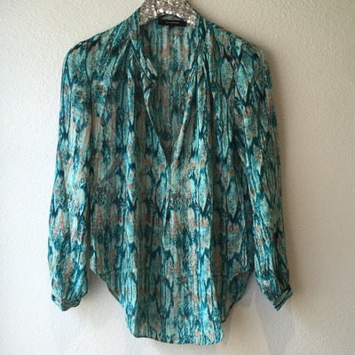 Peacock Printed Blouse