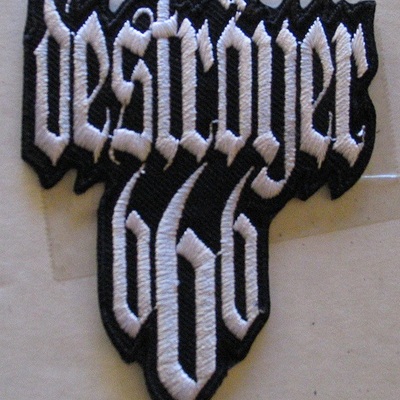Destroyer 666 3.25 x 4.25 embroidered patch