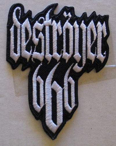 Destroyer 666 3.25 X 4.25 Embroidered Patch