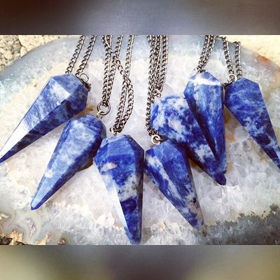 Good Vibes Sodalite Pendulum