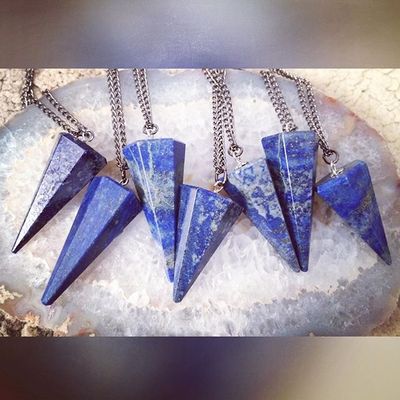 Good vibes lapis pendulum - Thumbnail 5