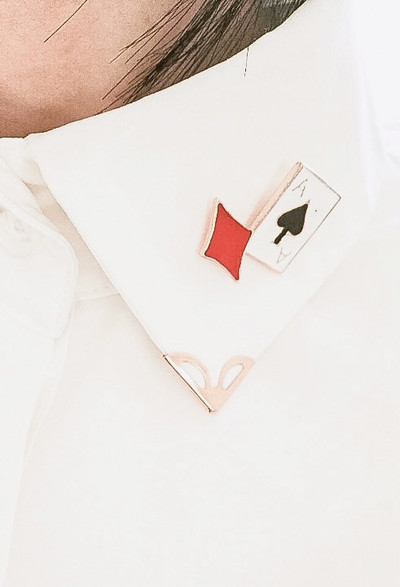 Card suit pins
