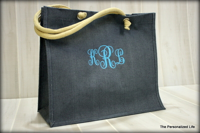 Burlap Tote Bag