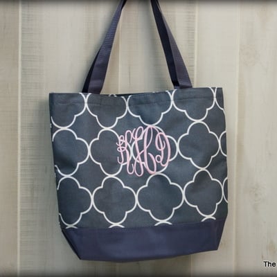 Quatrefoil tote bag
