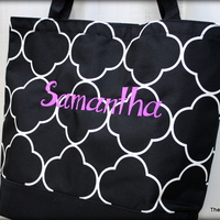 Quatrefoil Tote Bag - Thumbnail 1