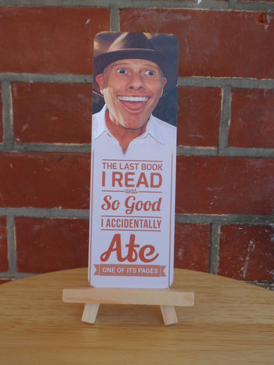 "Ate" 2x6 inch bookmark