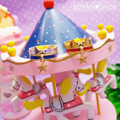 Cute cat Shiba Inu bells ring sets(blue+red)