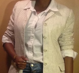 Striped Blazer