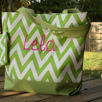 Chevron Tote Bag - Thumbnail 1