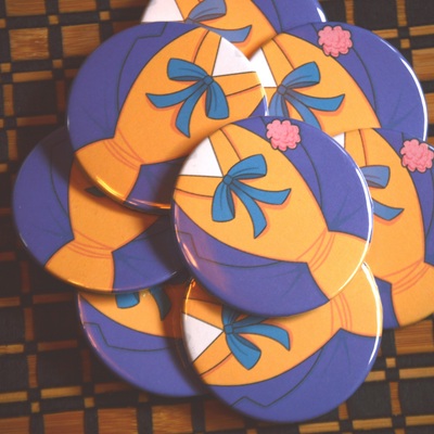 Classic joker 2.25"pin back button