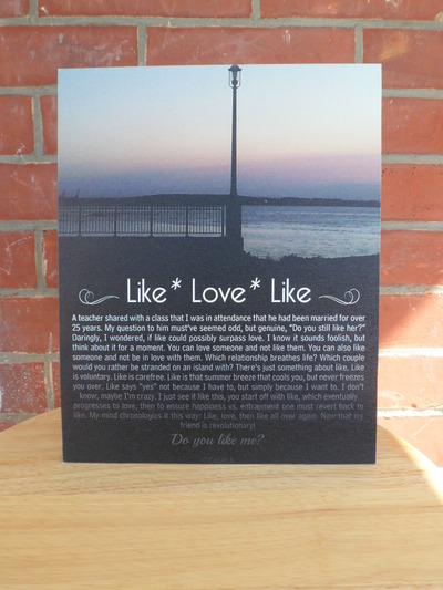 8 x 10" Canvas Mini - Like Love Like