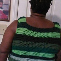 Crochet  Sleeveless  Sweater  Style 1 - Thumbnail 2