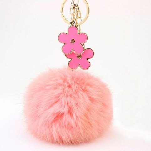 Fur Key Chain