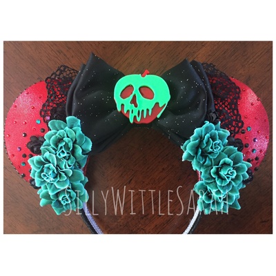 Poisonous apple inspired ears