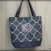 Set of 5 Printed Tote Bags - Thumbnail 2