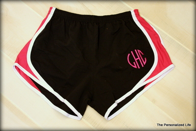 Monogrammed Running Shorts