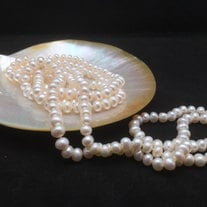 Long Pearl Necklace, Genuine Pearl Necklace, 60 Inches, AA Pearl Necklace, Opera Pearl Necklace, Pearl Necklace