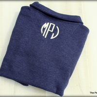 Comfort Colors 1/4 Zip Monogrammed Sweatshirt - Thumbnail 2
