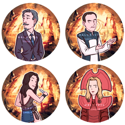 Doctor Who Buttons (EU - Gallifrey range)