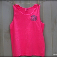 Comfort Colors Monogrammed Tank Top - Thumbnail 1