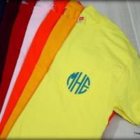 Monogrammed Pocket T-Shirt - Thumbnail 1