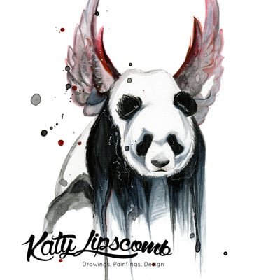 Disappearing panda i - print