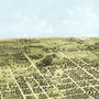 Bloomington, Illinois in 1867 - Bird's Eye View, Map, Aerial, Panorama, Vintage, Antique, Reproduction, Giclée, Fine Art, Wall Art, History-4