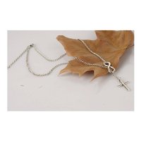 Chic Women's Eight Cross Shape Pendant Necklace - Thumbnail 1