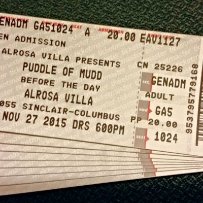 Before the day live at alrosa villa columbus, oh w/ puddle of mudd