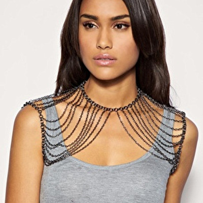 Double shoulders body chain