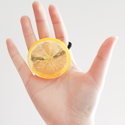 Lemon hair tie