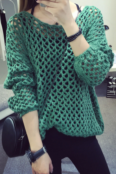 Fashion Hollow-out Sweater