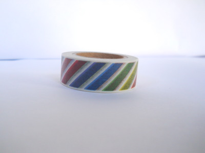 Rainbow Diagonal Washi 